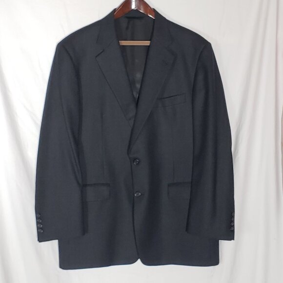 Burberry London 100% Wool Kensington Blazer - Charcoal - Sz 44R